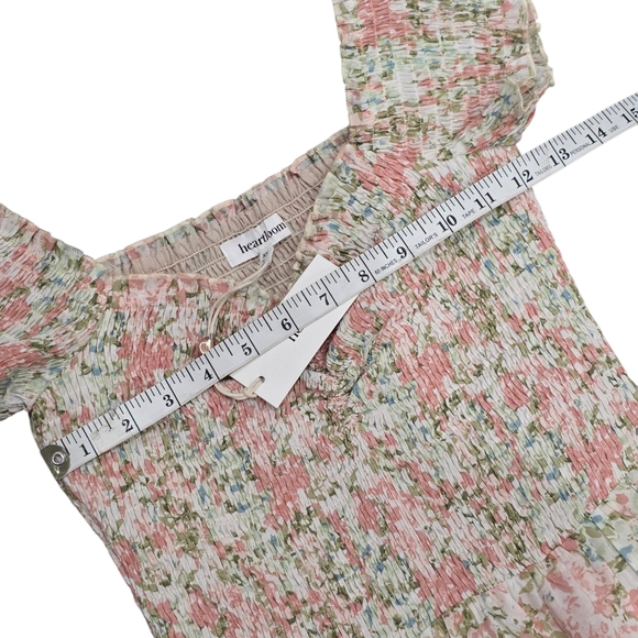 HEARTLOOM MINA MIDI DRESS FLORAL BLUSH XS New - Picture 5 of 12